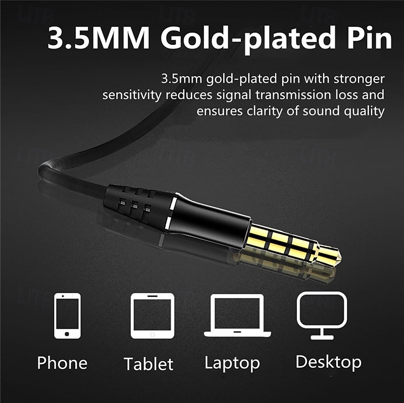 2025年 マイク付き有線イヤホン 3.5mm インイヤーヘッドフォン ノイズアイソレーション 防水 コードレス ステレオイヤホン 豊かな低音 1.2 メートルコード付き 携帯電話 ノートパソコン PC タブレット MP3 プレーヤー用音量コントロール  コレクション – $9.99 –P12