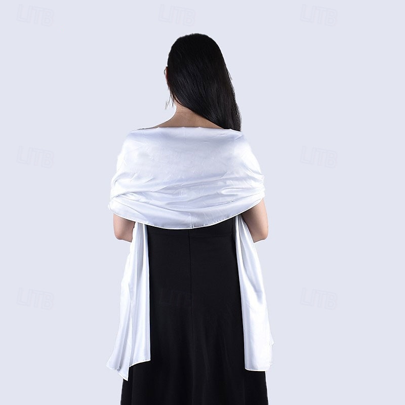 csillogó fémes pashmina kendő sál esti parti menyasszonyi esküvői hivatalos ruhákhoz 2025 - $15.49 –P33