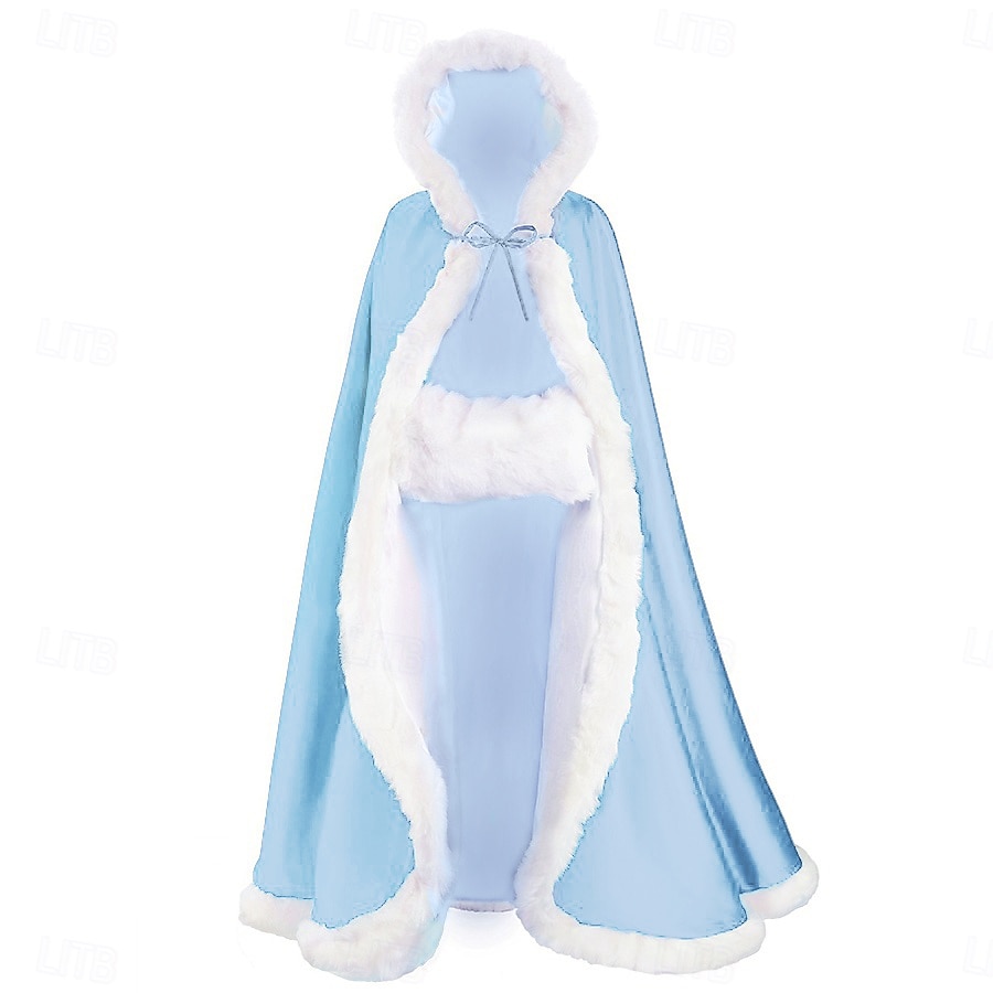 Retro Vintage Medieval Renascentista Capa manto com capuz Xales Viking Casamento Elfo Côr Sólida Mulheres Celta Viking Fantasia Espetáculo Casamento Adulto Xale Outono Inverno de 2025 por $83.99 –P13