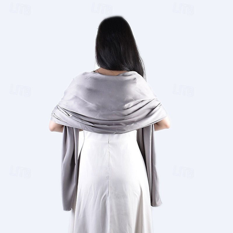 csillogó fémes pashmina kendő sál esti parti menyasszonyi esküvői hivatalos ruhákhoz 2025 - $15.49 –P32