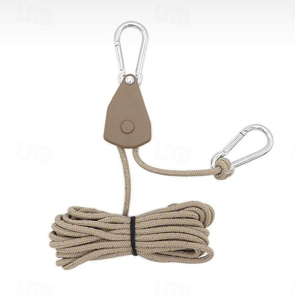 kempingový stan uvazovací lano napínák upevnění větrné lano kladka ráčna věšáky markýza lano hák 2026 - $9.99 –P8