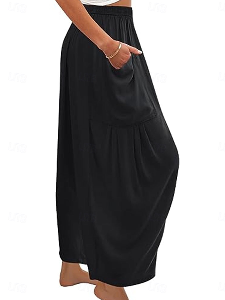 Damen Shorts aus Baumwollleinen Leinen-inspirierte Hosen Hose aus Baumwollleinen Mode Streetwear Knöchellang Mittlere Taillenlinie Einfach Tasche Elastischer Bund Bequem Weich Mikroelastisch Outdoor 2025 - $21.99 –P8