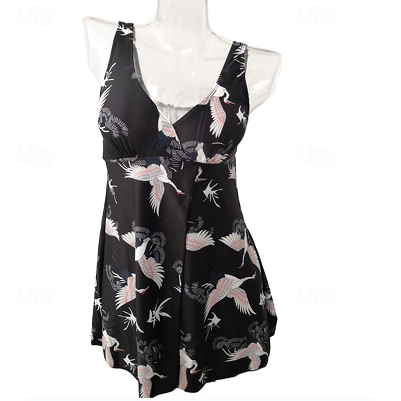 Damen Badeanzug Bademode Tiefes V Bademode Badeanzug Schwarz Weiß Atmungsaktiv Schnelltrocknend Leichtgewichtig Ärmellos - Schwimmen Surfen Strand Sommer Frühling 2025 - $19.99 –P5