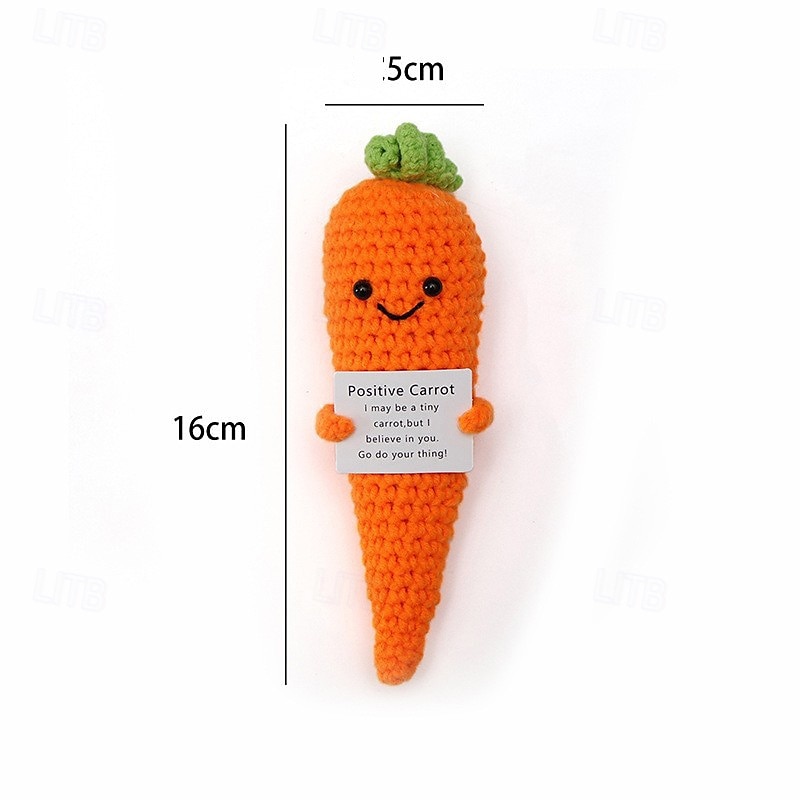 handgemachtes emotionales Gurkengeschenk Gurke Gehäkelte Puppe inspirierende Geschenke mit Karten süß gestrickt lustige Unterstützung Gurkenkartoffel Freund Geburtstag 2025 - $9.49 –P6