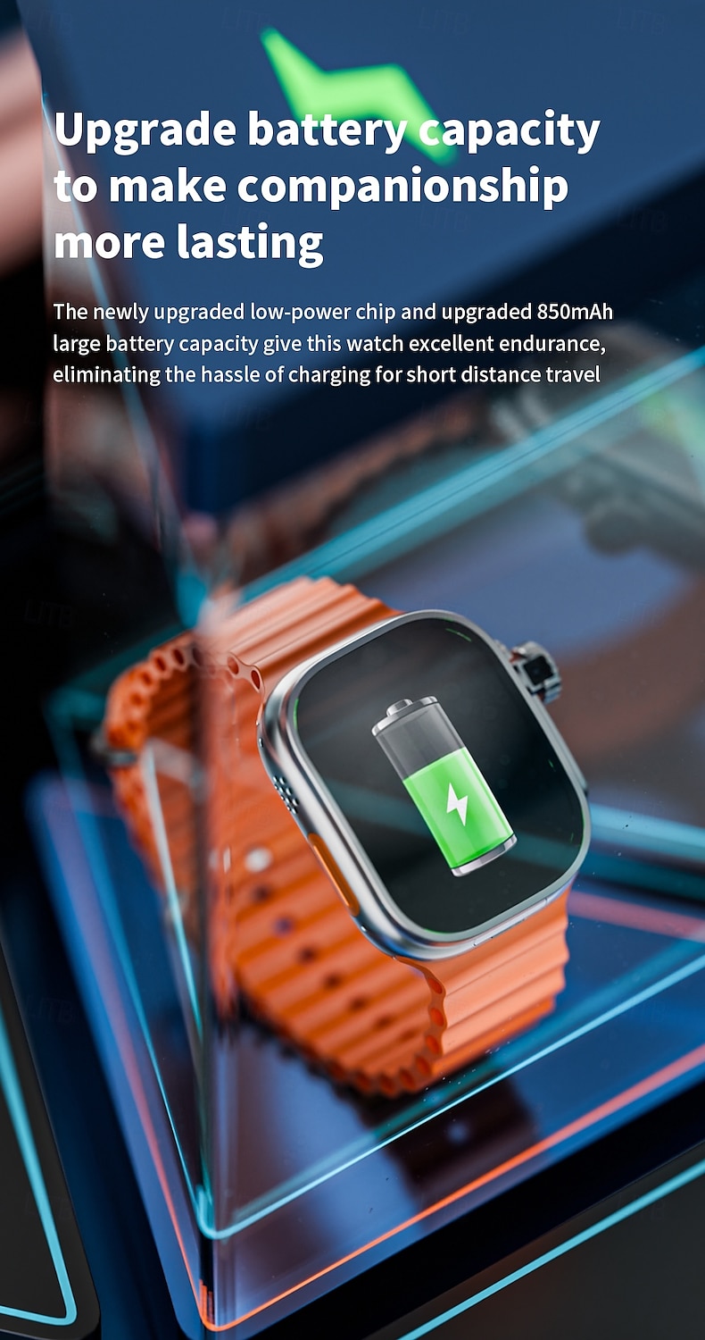 Умные часы LOKMAT XH12C 4G LTE телефон GPS монитор сердечного ритма Bluetooth Android iOS 2.06" 2025 - $113.99 –P18