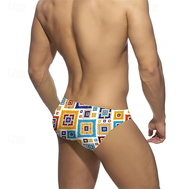Per uomo Costume da bagno Costume da Bagno Stampato Coulisse Asciugatura Rapida Confortevole Traspirante Costume da Bagno Pantaloni Surf Spiaggia Sport Acquatici Estate del 2026 a $11.49 –P4