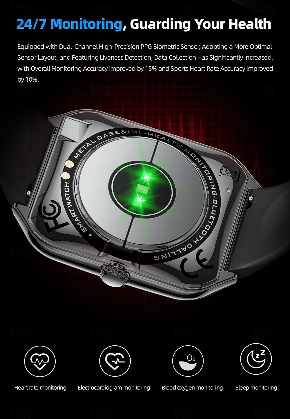 696 MT67 Orologio intelligente 1.96 pollice Intelligente Guarda Bluetooth ECG + PPG Pedometro Avviso di chiamata Compatibile con Android iOS Da donna Da uomo Standby lungo Impermeabile Controllo media del 2025 a $56.99 –P6