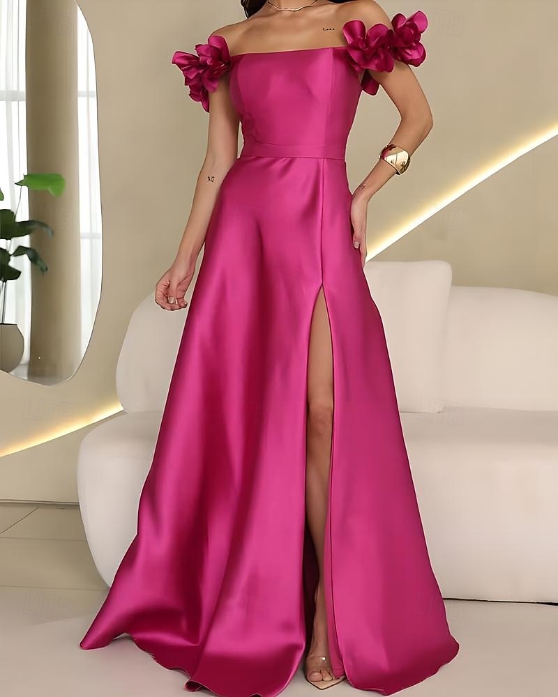 celebrity style evening dresses A-Line Dress main image 1