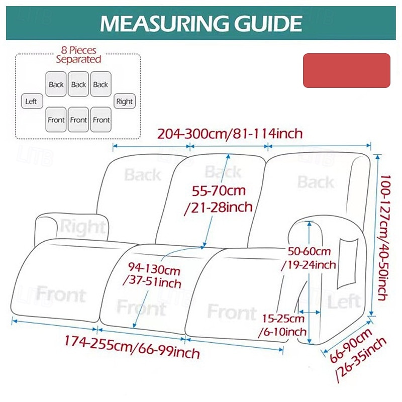 Recliner Sofa Cover Non-slip Massage Lazy Boy Sofa Cover All-inclusive Single Seat Couch Cover Armchair Covers 1Seater 2Seater 3seater 2025 - $41.99 –P5