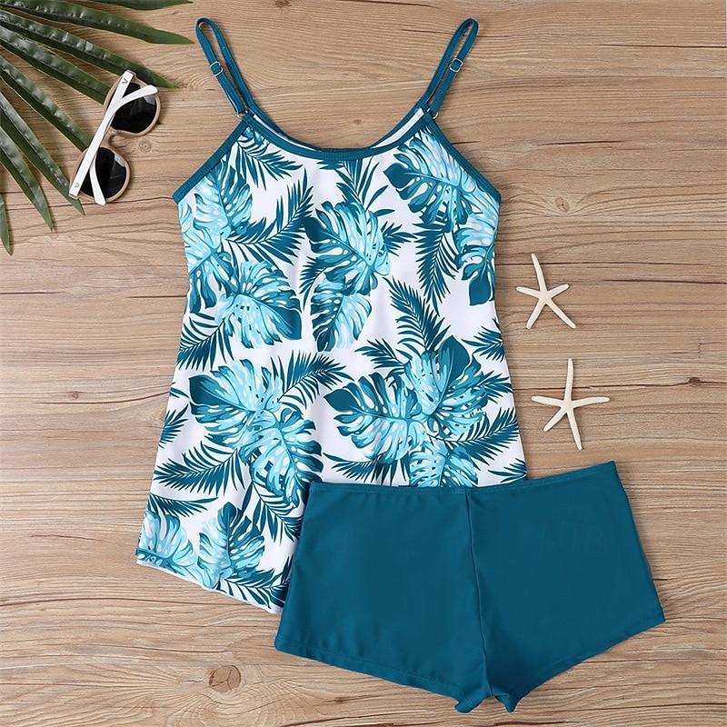 Per donna Tankini Costume da bagno a due pezzi Costumi da bagno Costumi da bagno Nero Blu Traspirante Asciugatura rapida Leggero Senza maniche - Nuoto Surf Spiaggia Estate Primavera Plus Size del 2026 a $26.99 –P6