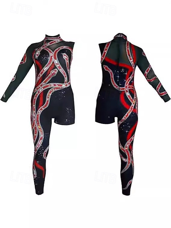 Taylor Halloween Kombinezon ze skóry Body Strój karnawałowy Cosplay Dla dorosłych Damskie Karnawał Mardi Gras Karnawał Spektakl Koncert Łatwe kostiumy na Halloween Wystroić 2025 - $32.99 –P2