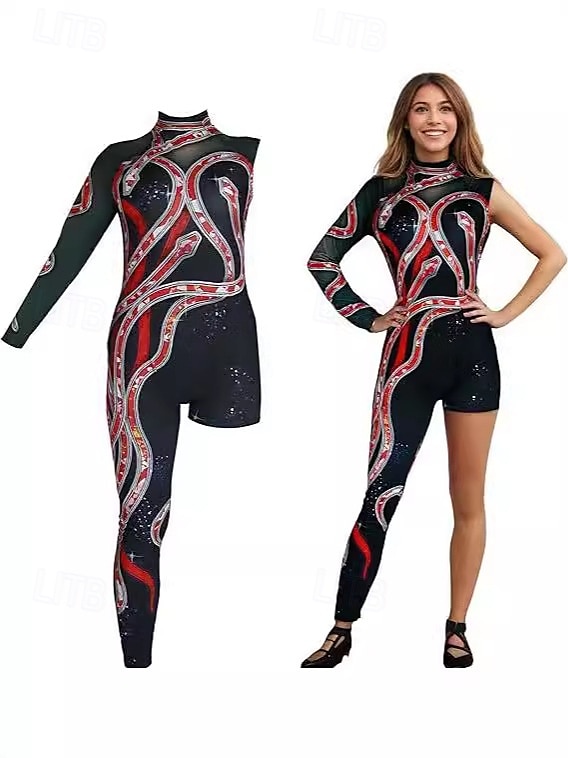 Taylor Halloween Kombinezon ze skóry Body Strój karnawałowy Cosplay Dla dorosłych Damskie Karnawał Mardi Gras Karnawał Spektakl Koncert Łatwe kostiumy na Halloween Wystroić 2025 - $32.99 –P1