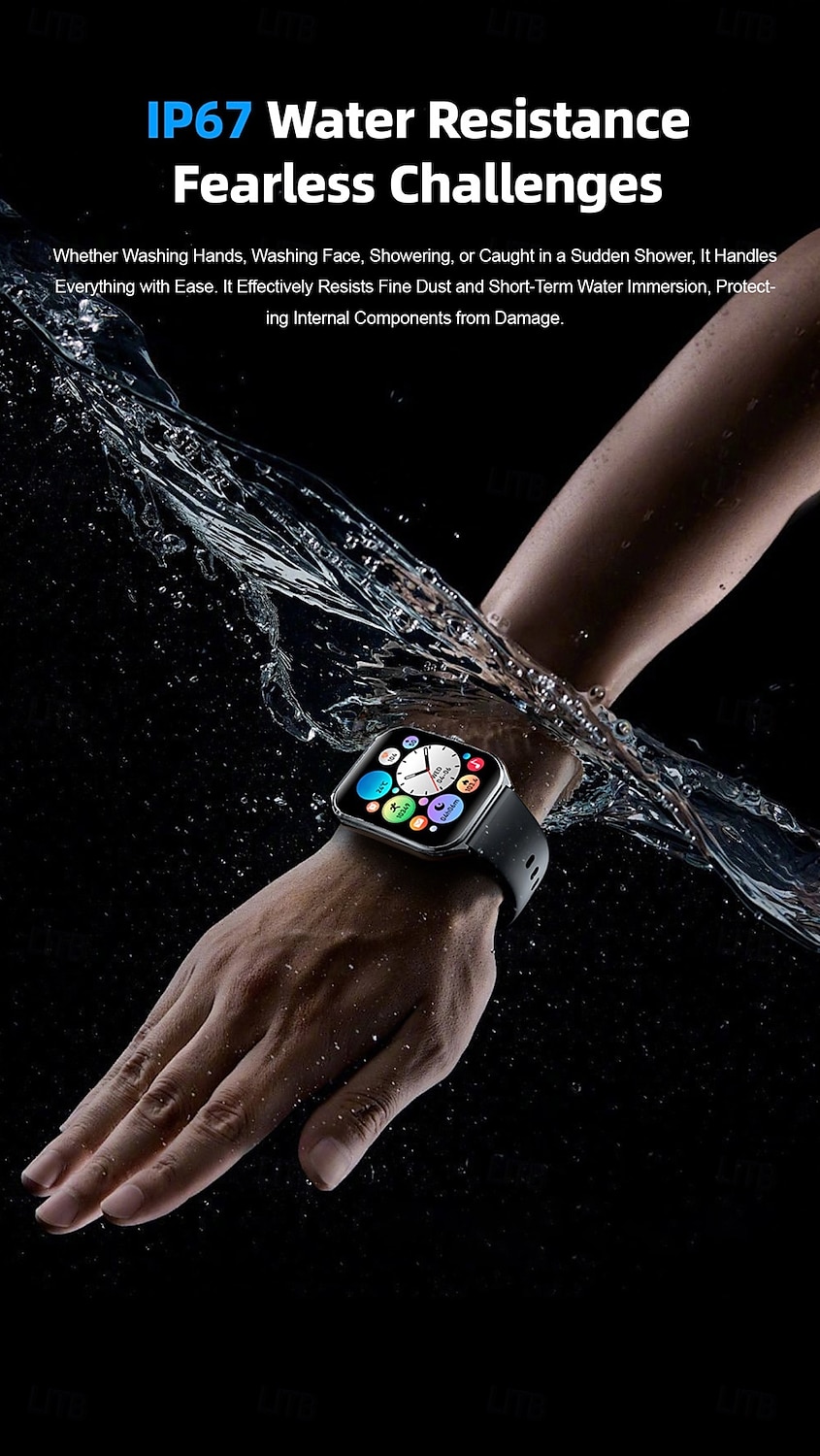 696 MT67 Orologio intelligente 1.96 pollice Intelligente Guarda Bluetooth ECG + PPG Pedometro Avviso di chiamata Compatibile con Android iOS Da donna Da uomo Standby lungo Impermeabile Controllo media del 2025 a $56.99 –P13