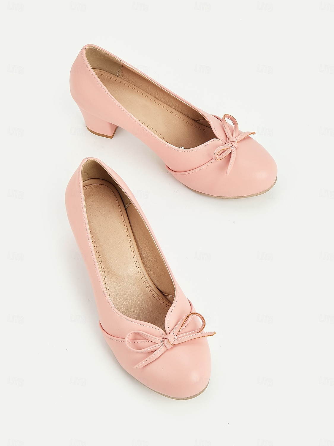 Dámské Podpatky Retro Práce Denní Mašle Kačenka Oblá špička Elegantní Vinobraní Roztomilý PU Povaleč Mandlová Černá Bílá 2025 - $42.99 –P4