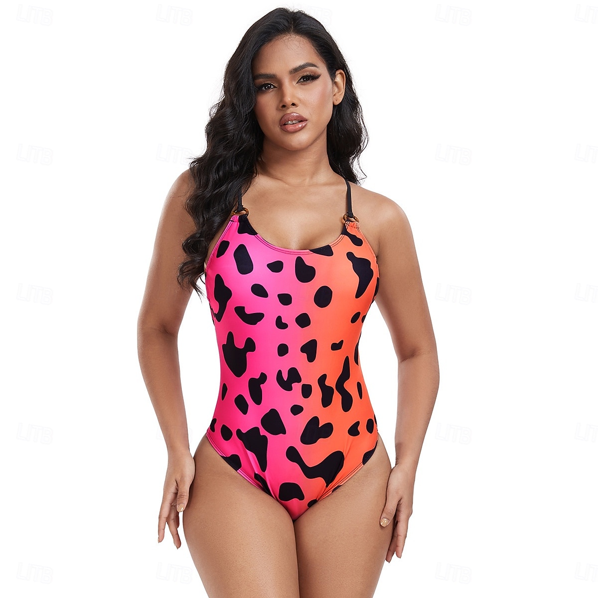Femme Maillots de Bain Une pièce Maillot de bain Vacances Mode A Ombre Graphic Sans Manches Maillots de bain de 2025 ? $31.99 –P3