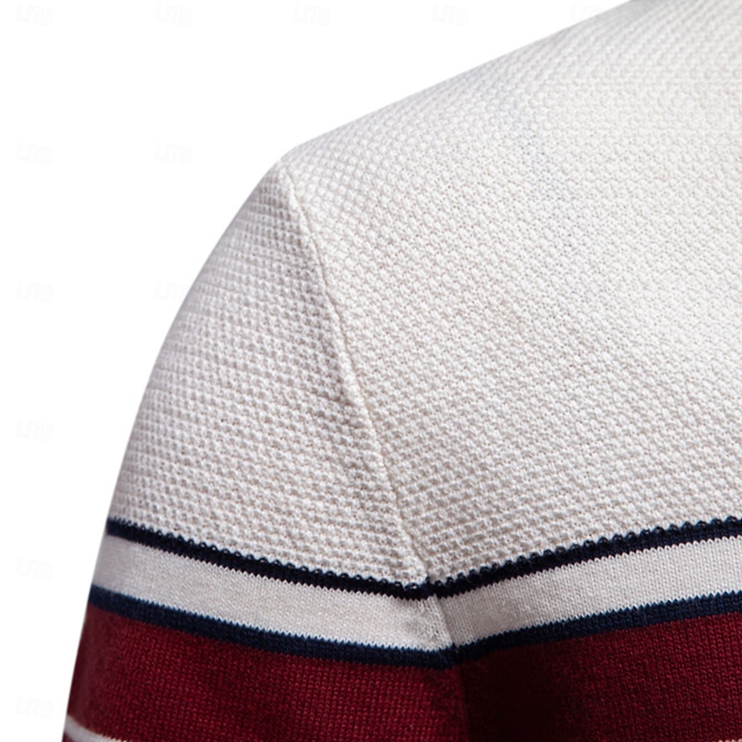 Herren Pullover Gerippt Stricken Normale Oberteile Farbblock Gestreift Rundhalsausschnitt Strickware Täglich Outdoor Urlaub Bekleidung Frühling Herbst Wein Marineblau S M L 2025 - $34.99 –P12