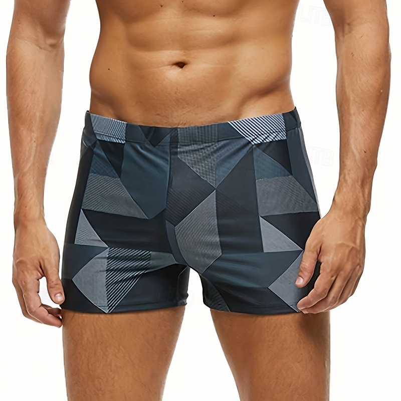 Herr Badshorts Badkläder Underdelar Simmning Surfing Strand Vattensport Lappverk Sommar Vår 2025 - $11.49 –P5