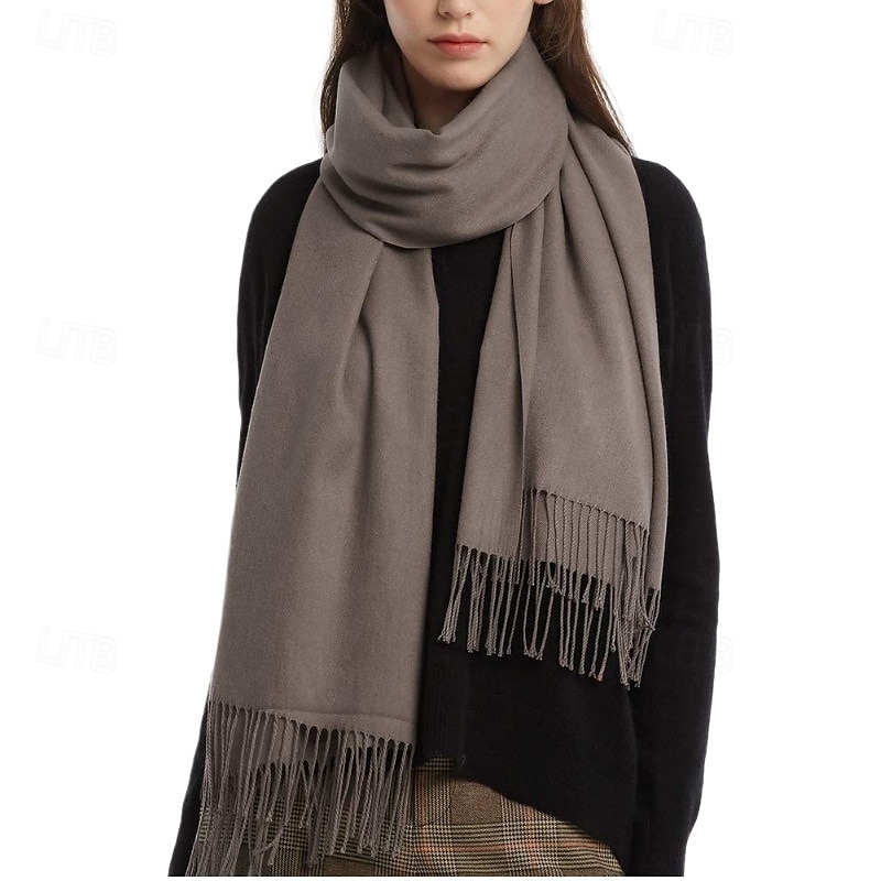 xale de pashmina macio e sedoso envolve lenço de cores sólidas para vestidos de noite de casamento de 2025 por $15.49 –P11