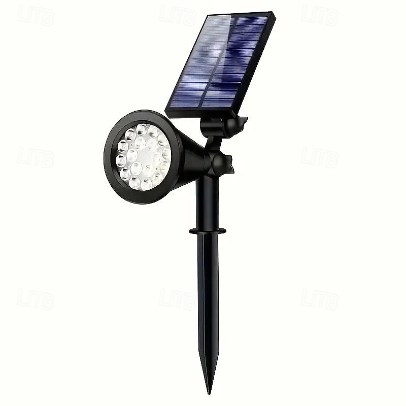 Projecteur solaire d'extérieur à LED super lumineux, interrupteur réglable, éclairage de paysage étanche, lampe solaire à 18 LED pour jardin, arbre, étang, piscine et cour, éclairage décoratif au sol de 2025 ? $32.99 –P6