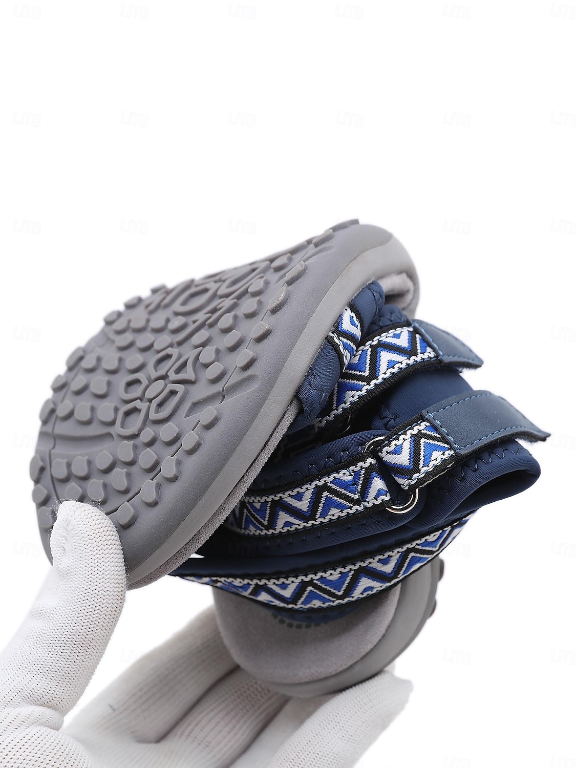 sandales de sport bleues pour femmes avec sangles réglables et motif géométrique – chaussures de marche d'extérieur confortables pour la randonnée, les voyages et les vêtements décontractés de 2025 ? $34.99 –P3