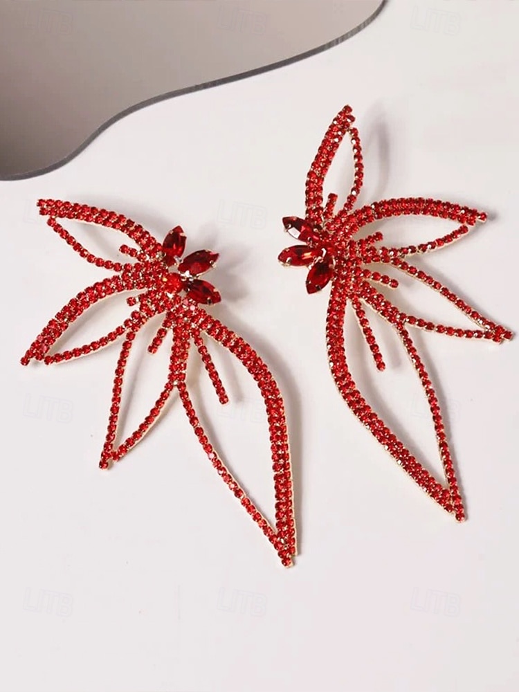 crystal butterfly statement örhängen med strassdetaljer, eleganta dingla örhängen för kvinnor, perfekta för bröllop, fester och formella evenemang 2026 - GBP £7 –P2