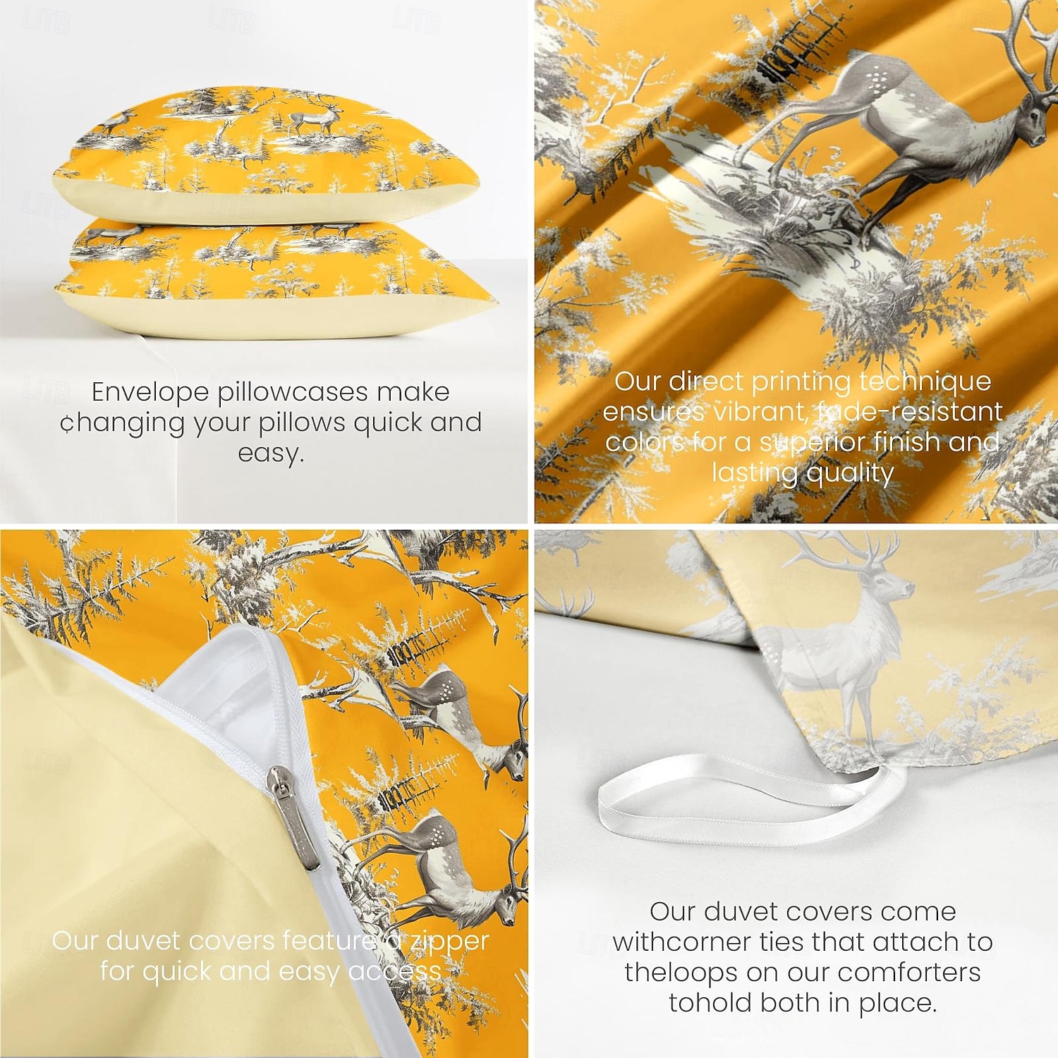 100% bomull påslakan set toile de jouy mönster täcke set mjukt 3-delat lyxigt sängset heminredning present kung drottning full storlek tre delar set 2025 - $60.99 –P4