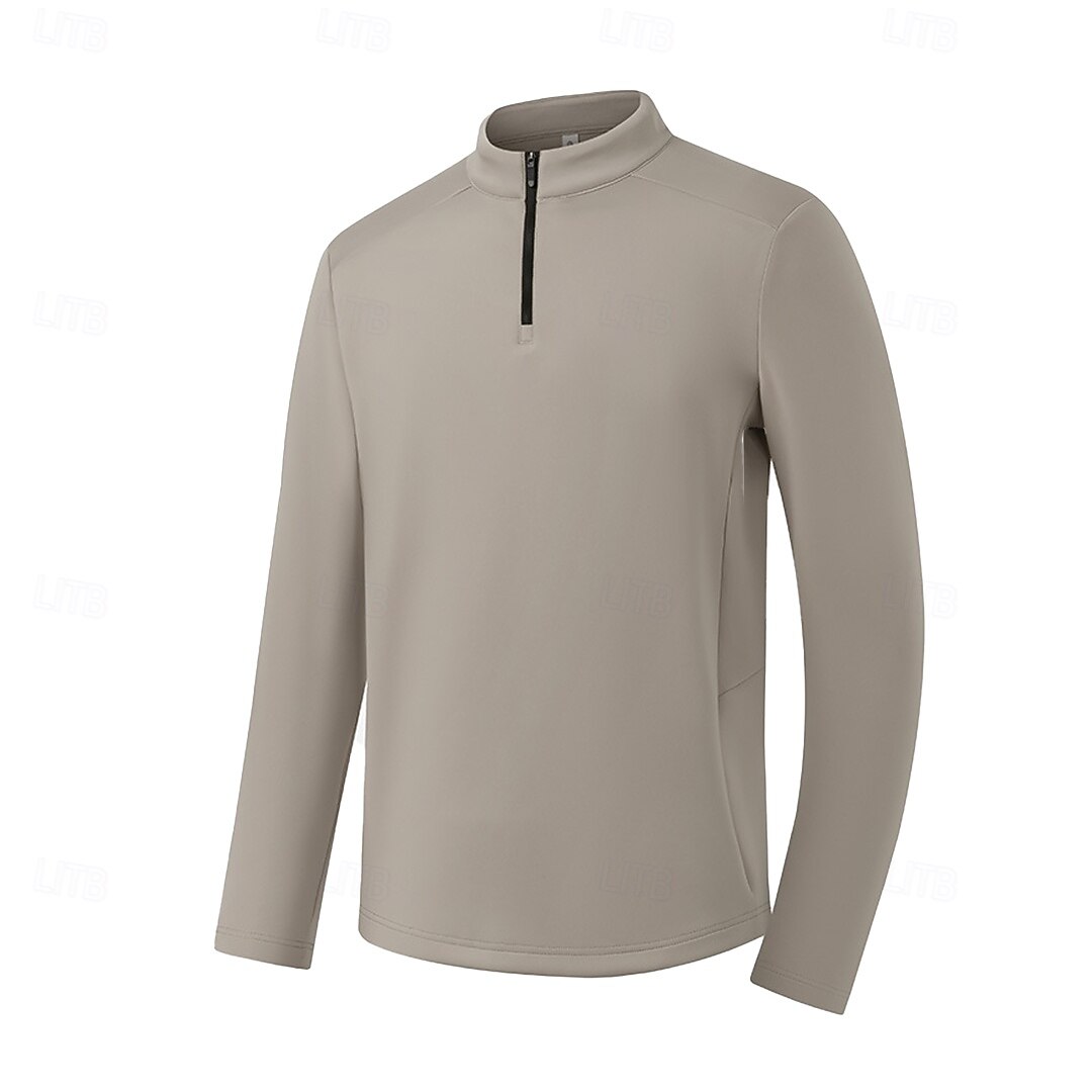 Per uomo Felpe con cappuccio e zip Felpa con zip corta Nero Verde chiaro Grigio scuro Beige Colletto Mao Semplice Cool Casual Atletico Abbigliamento Felpe con cappuccio Felpe Manica Lunga del 2025 a $31.99 –P2