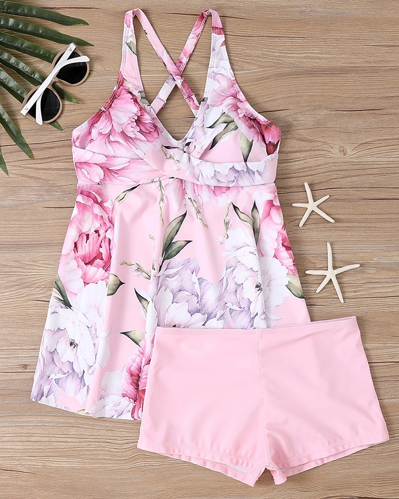 Femme Tankini Maillot De Bain Deux Pièces Col en V Maillots de Bain Maillots de Bain Noir Blanche Respirable Séchage rapide Poids Léger Sans Manches - Natation Surf Plage Eté Printemps Grande Taille de 2025 ? $21.59 –P2