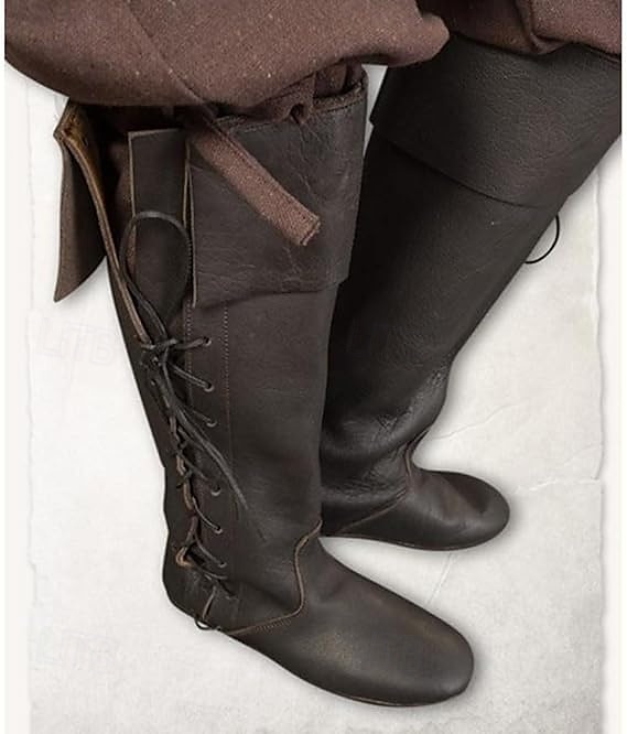 Středověké Renesanční Boty Ploché jazzové boty Ren Faire Viking Křižák Pánské Unisex Pirát Steampunk předvečer Všech svatých Karneval Plesová maškaráda Večírek LARP Ren Faire Dospělé Boty 2025 - $58.99 –P4