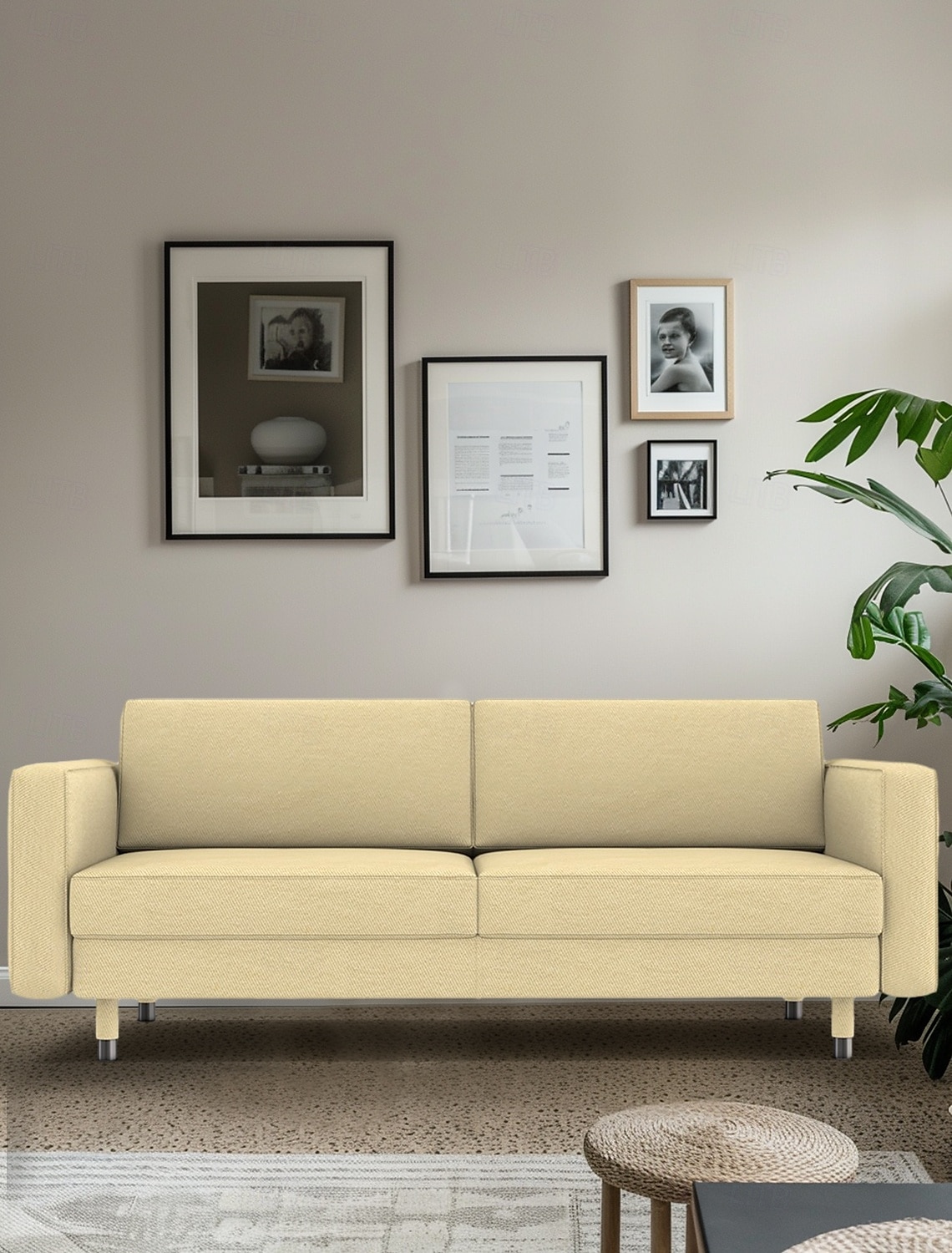 Housse de canapé 100% coton housses matelassées unies en coton de 2025 ? GBP £220 –P4