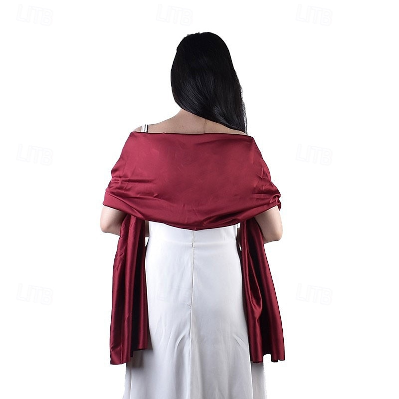 csillogó fémes pashmina kendő sál esti parti menyasszonyi esküvői hivatalos ruhákhoz 2025 - $15.49 –P9