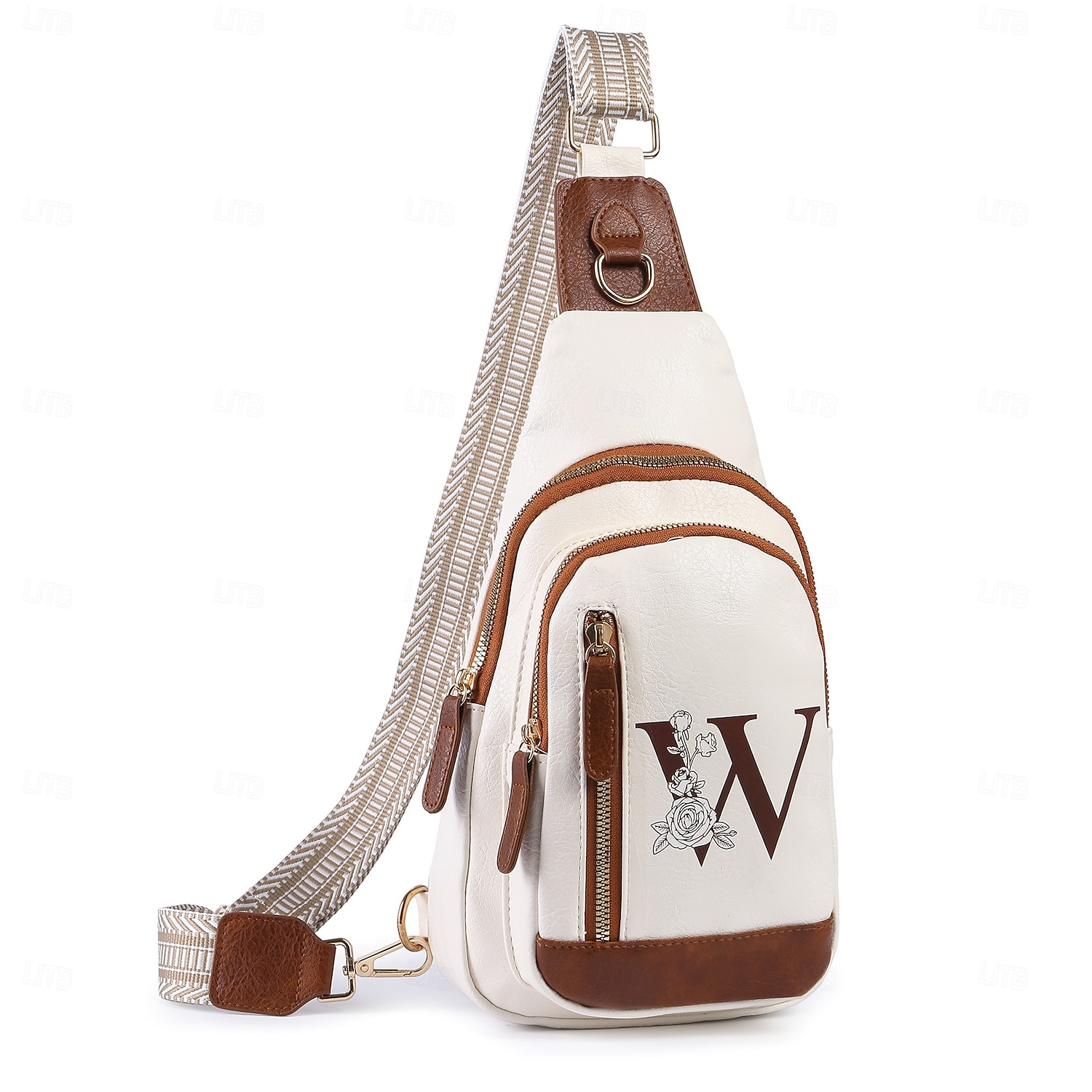 Personalized Crossbody Bag Custom Best Gift for Mom – Custom Letter Design, Large Capacity Shoulder Bag for Travel, Daily Use, Camping, Unique Gift for Lover, Family, or Friends 2025 - $30.99 –P7