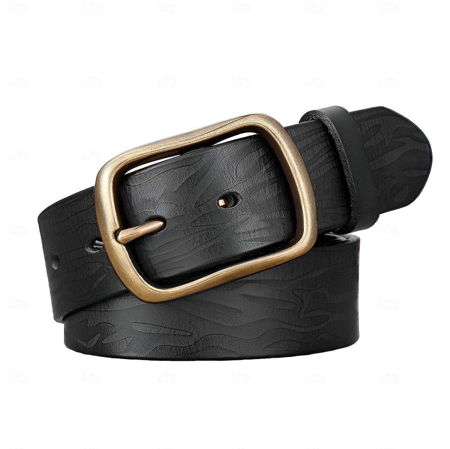 Herr Bälte Svart Brun Kohud Första lagret kohud Elegant Semester Vintage Reaktiv Tryck Skola Formell Bröllop 2025 - $31.99 –P2