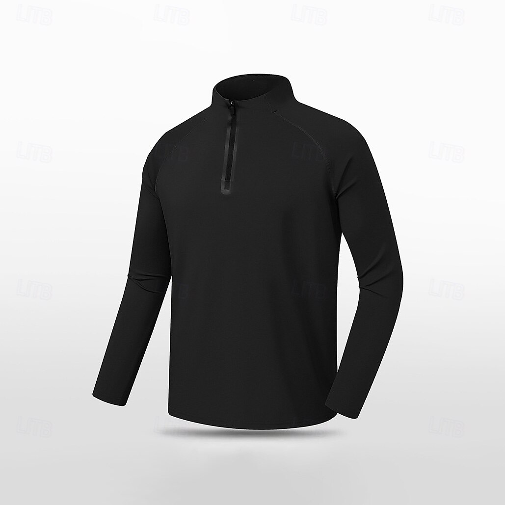 Męskie Bluza z zamkiem błyskawicznym Czarny Niebieski Jasnoszary Ciemnoszary Wysoki Równina Zamek Sport i turystyka Codzienny Sport Trening Obuwie sportowe Lato Wiosna Odzież Bluzy z kapturem Bluzy 2025 - $31.99 –P5