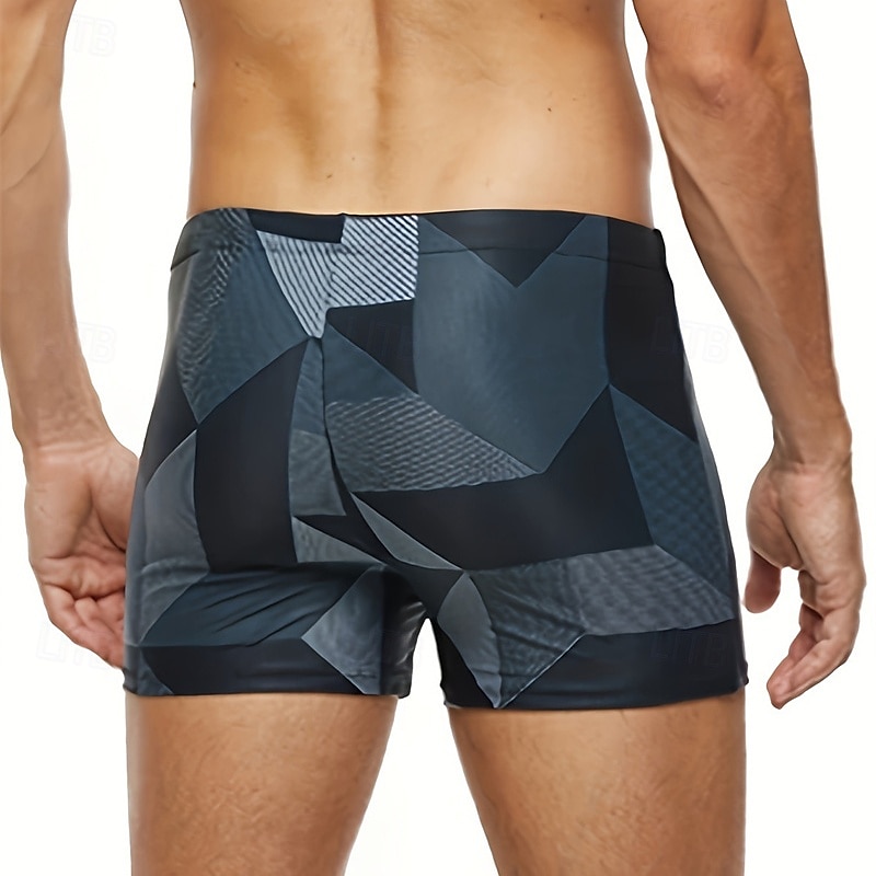 Herr Badshorts Badkläder Underdelar Simmning Surfing Strand Vattensport Lappverk Sommar Vår 2025 - $11.49 –P6