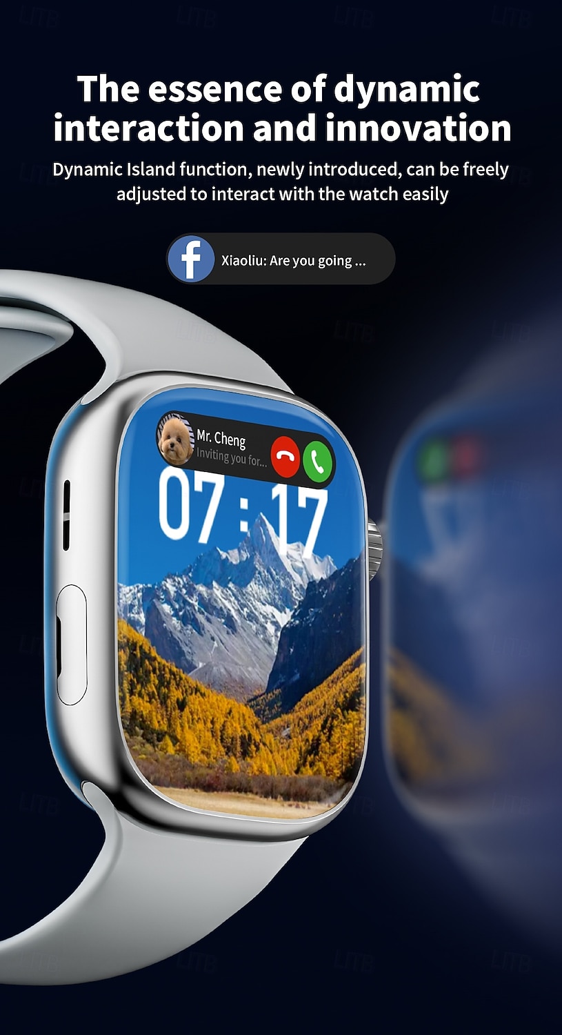 LOKMAT XH018 Умные часы 2.04 дюймовый Смарт-часы-телефон 3G 4G Bluetooth Педометр Напоминание о звонке Пульсомер Совместим с Android iOS Женский Мужчины GPS Хендс-фри звонки Медиа контроль IPX-4 2025 - $105.99 –P12