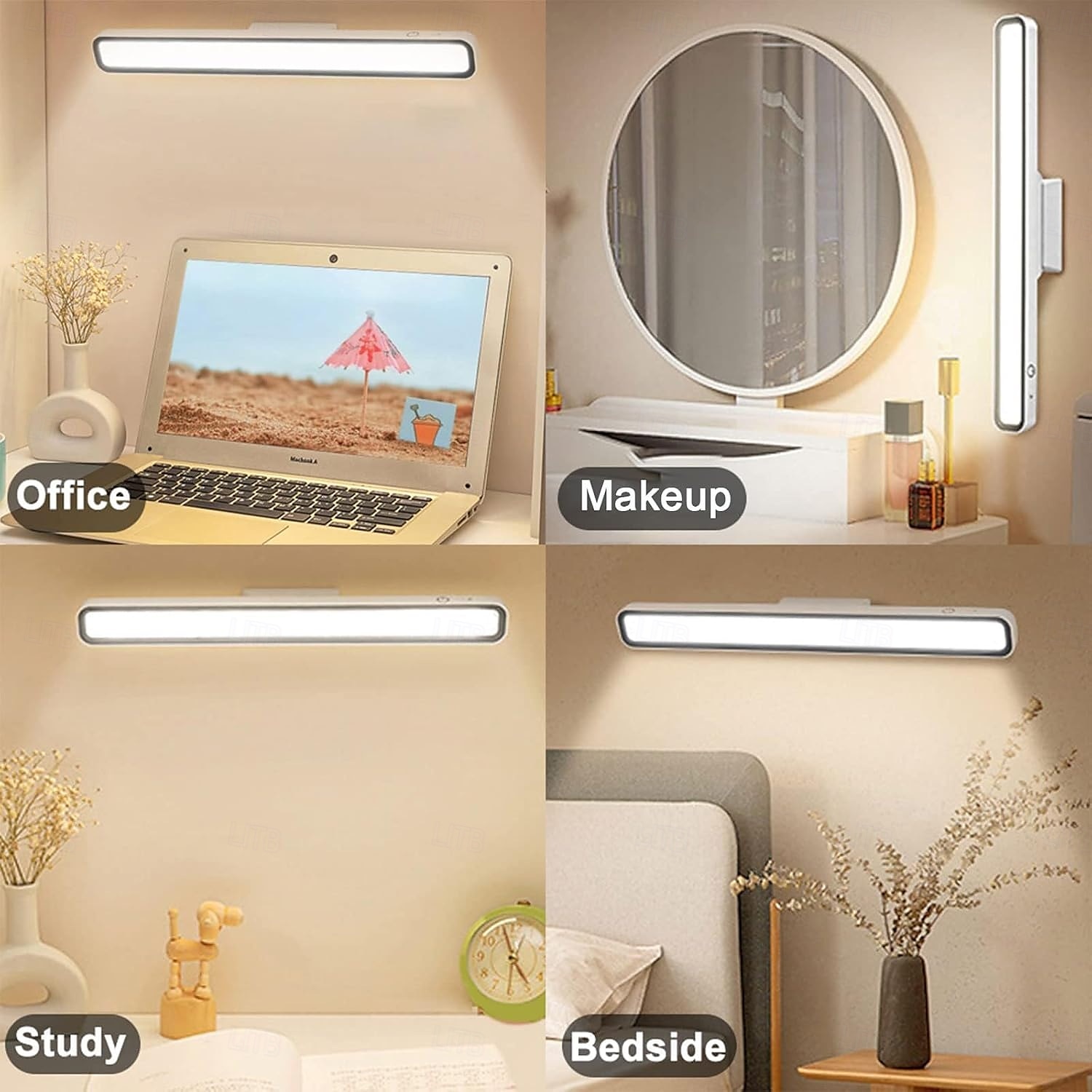Remote Control LED Desk Light Bar - Rechargeable Magnetic Light with Adjustable 3000K-6000K for Shelf, Bedroom & Dorm 2025 - $19.49 –P9