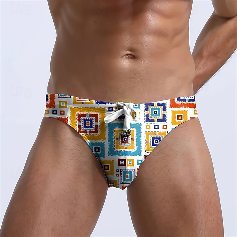 Per uomo Costume da bagno Costume da Bagno Stampato Coulisse Asciugatura Rapida Confortevole Traspirante Costume da Bagno Pantaloni Surf Spiaggia Sport Acquatici Estate del 2026 a $11.49 –P1