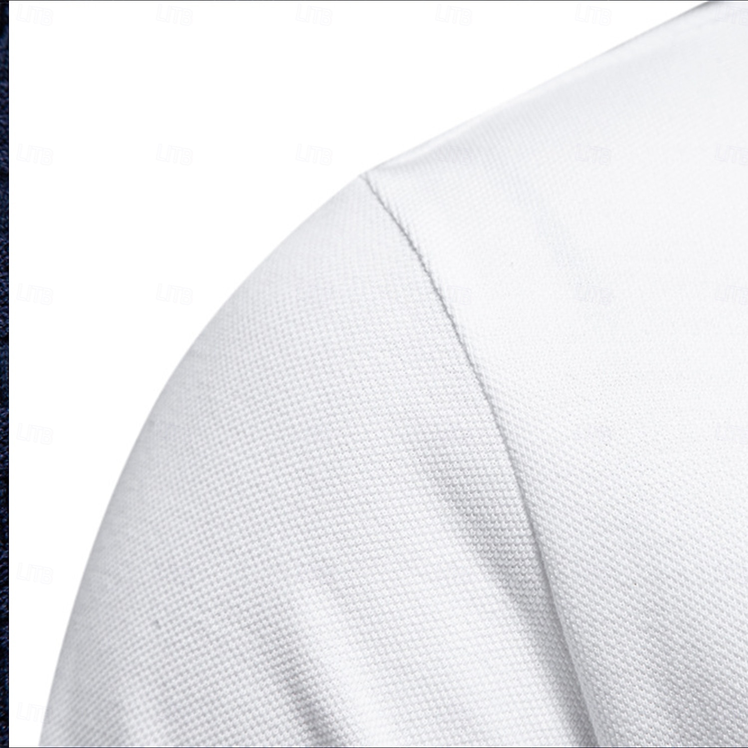 Bărbați Polo tricotat Polo de afaceri Oficial Muncă Răsfrânt Manșon scurt Geometric Nasturi Vară Negru Alb Albastru piscină Gri Polo tricotat 2026 - $26.99 –P12