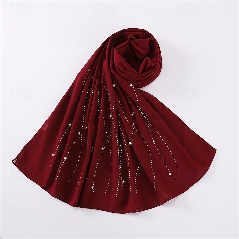 yessa scialli e mantelle con strass da donna per abiti da sera, scialli e mantelle in chiffon con paillettes per matrimoni, scialle e sciarpa formali del 2025 a $24.99 –P12