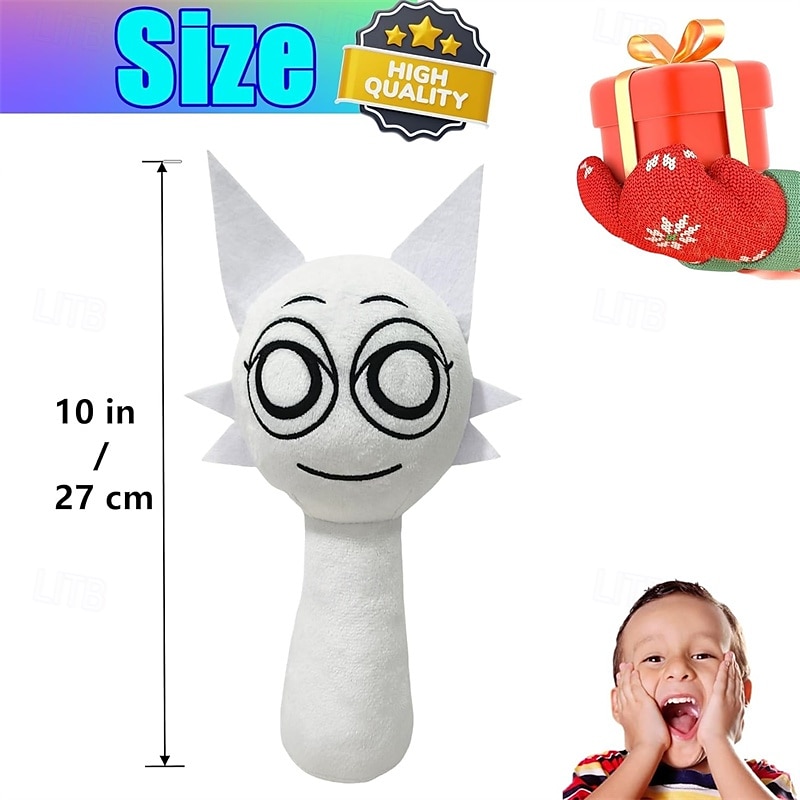 Sprunki Plush 10'' Sprunky Wenda and Gray Plushies Sprunk Soft and Funs Stuffed Toys Dolls for Fans and Friends Birthday 2025 - $24.99 –P2