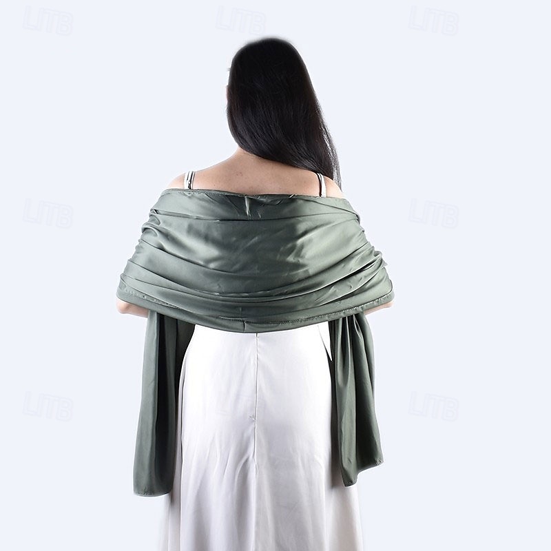 csillogó fémes pashmina kendő sál esti parti menyasszonyi esküvői hivatalos ruhákhoz 2025 - $15.49 –P25