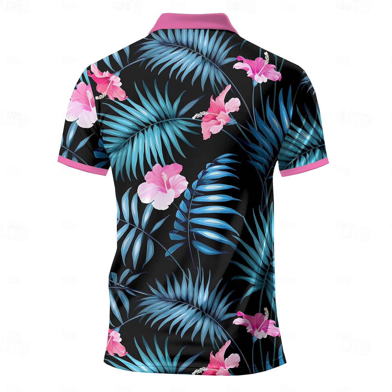 Homme Fleuri Graphique Polo Manche Courte Polos Chemises à Col Occasionnel École Extérieur Tenue quotidienne Vêtements de maison Impression 3D Été Jaune Bleu Violet de 2025 ? $27.99 –P5