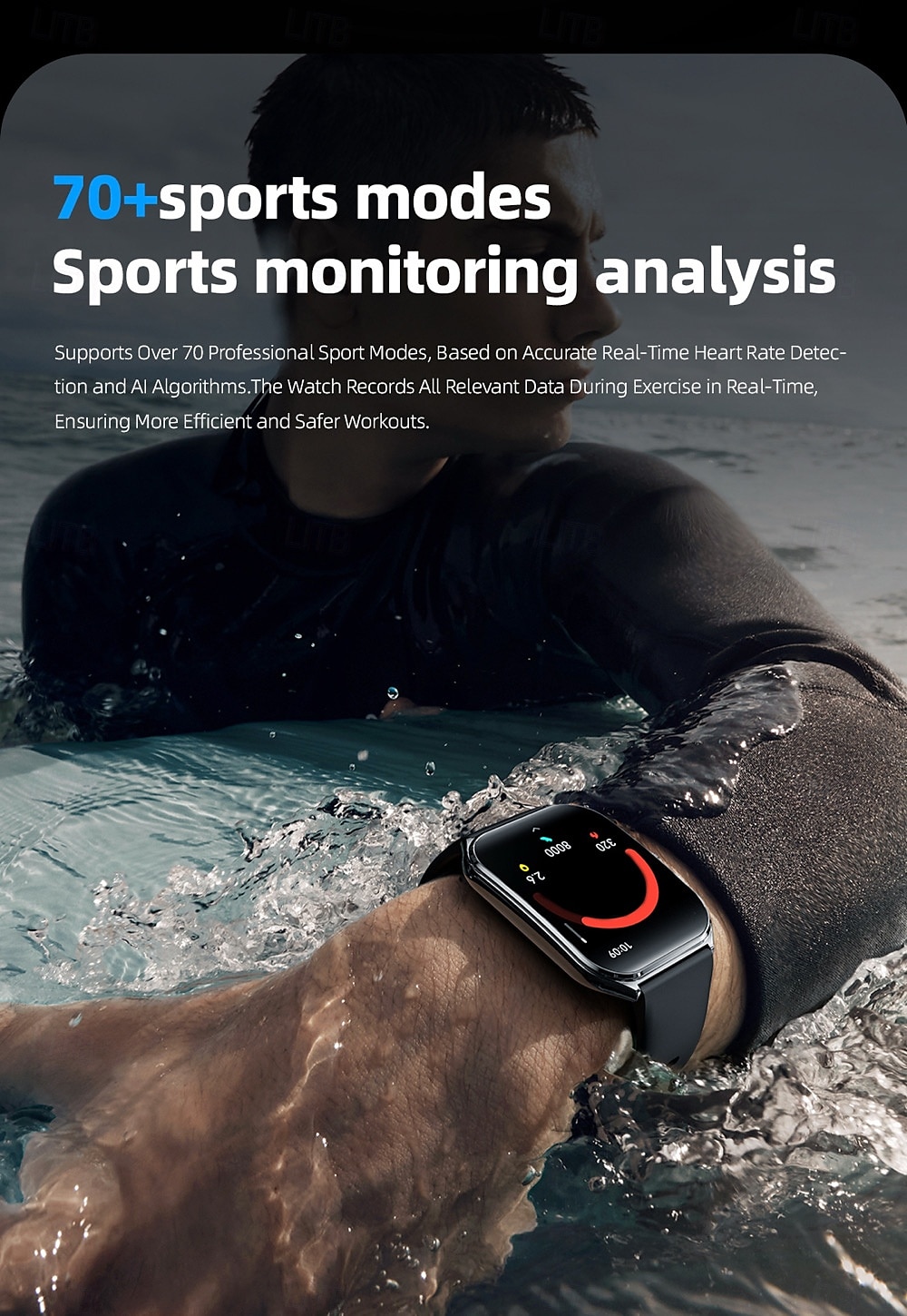 696 MT67 Orologio intelligente 1.96 pollice Intelligente Guarda Bluetooth ECG + PPG Pedometro Avviso di chiamata Compatibile con Android iOS Da donna Da uomo Standby lungo Impermeabile Controllo media del 2025 a $56.99 –P8