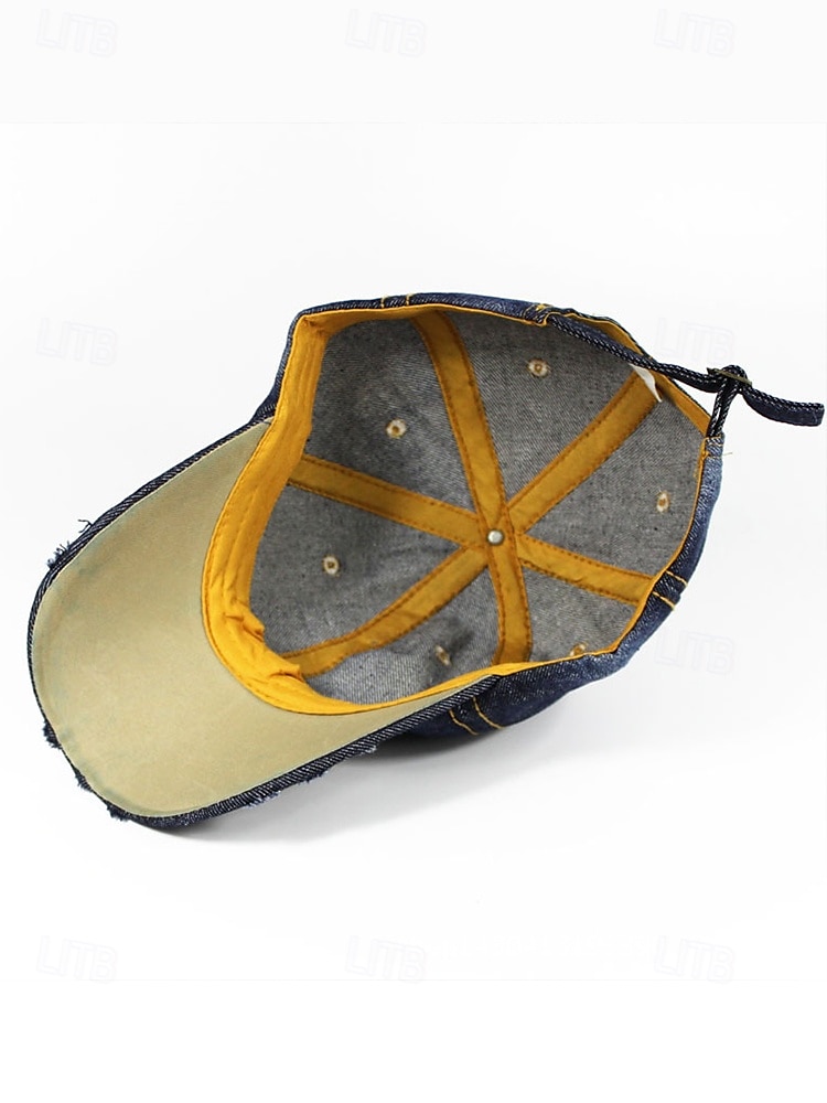casquette de baseball en denim à imprimé floral pour femme avec détails en strass et perles – chapeau décontracté tendance pour l'extérieur, le quotidien et l'été de 2025 ? $11.99 –P5