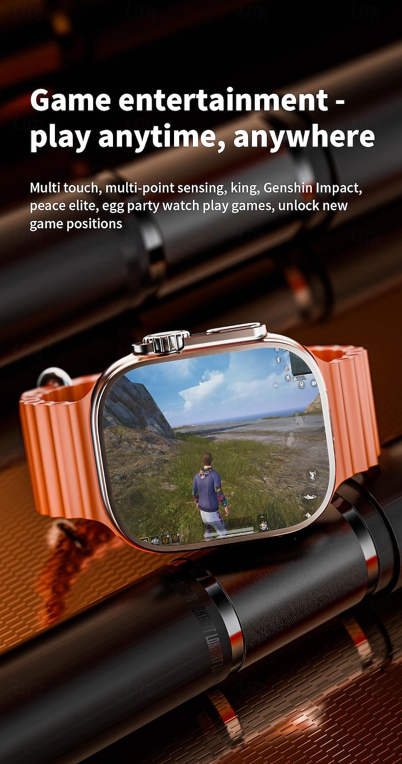 Умные часы LOKMAT XH12C 4G LTE телефон GPS монитор сердечного ритма Bluetooth Android iOS 2.06" 2025 - $113.99 –P9
