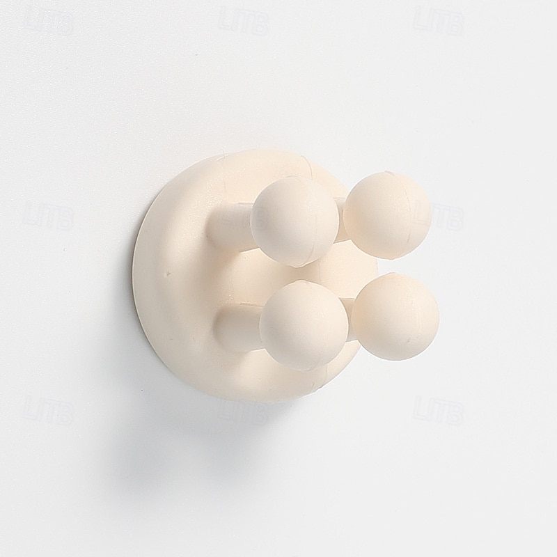 Porta spazzolini in silicone da 1 confezione - ganci da parete adesivi impermeabili multifunzione per bagno, cucina, soggiorno e ufficio del 2026 a $9.99 –P6