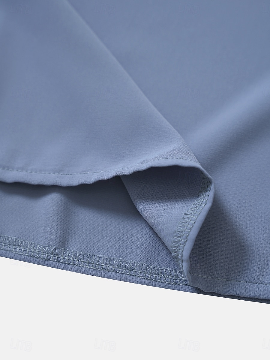 Damen Hemd Bluse Glatt Stilvoll Brautkleider schlicht 3/4 Ärmel kalte Schulter Normale Oberteile Täglich Patchwork Schwarz Blau Sommer Frühling 2025 - $27.99 –P15