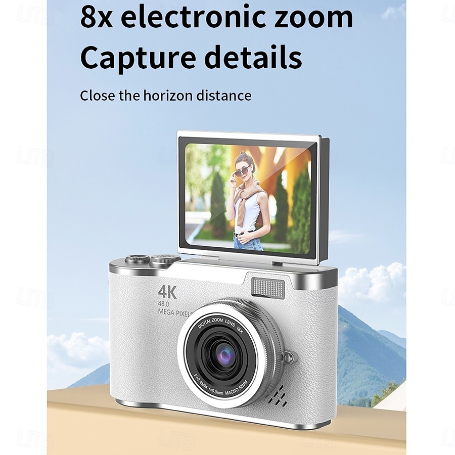 HD Digital Cameras 4K 1080p Easy to Use Rotatable 2.4 Lcd Screen  CCD Camera 2025 - $52.99 –P8