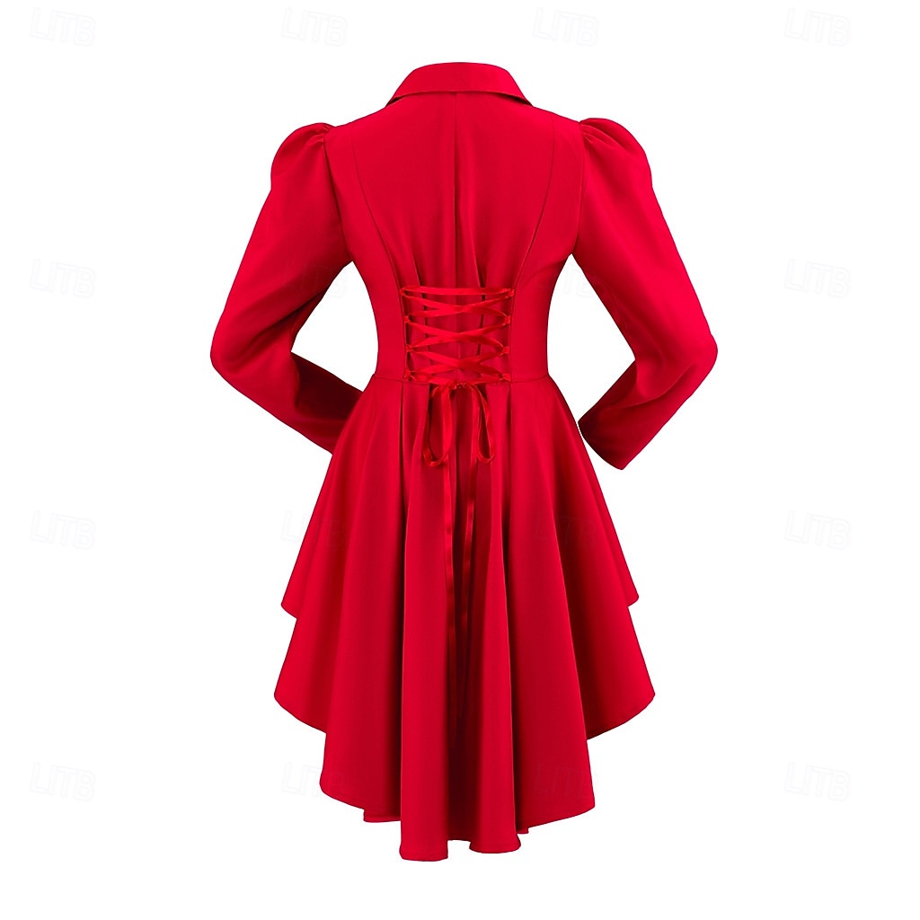 Punk și gotic Medieval Renascentist Geacă Costum Cosplay Palton Fata Goth Costume de fancy Pentru femei Steampunk Halloween Carnaval Mascaradă Purtare Zilnică Adulți Geacă 2026 - $55.99 –P5